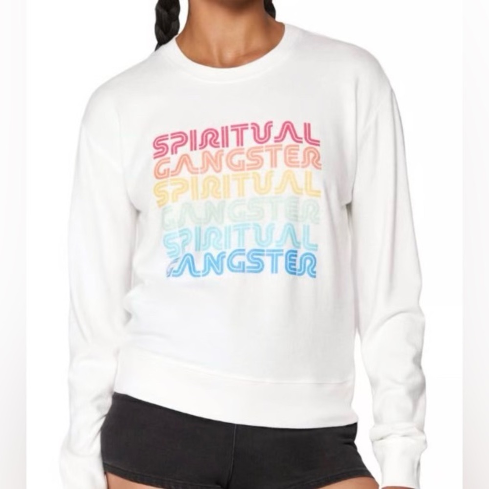 Spiritual Gangster Savasana Rainbow Sweatshirt